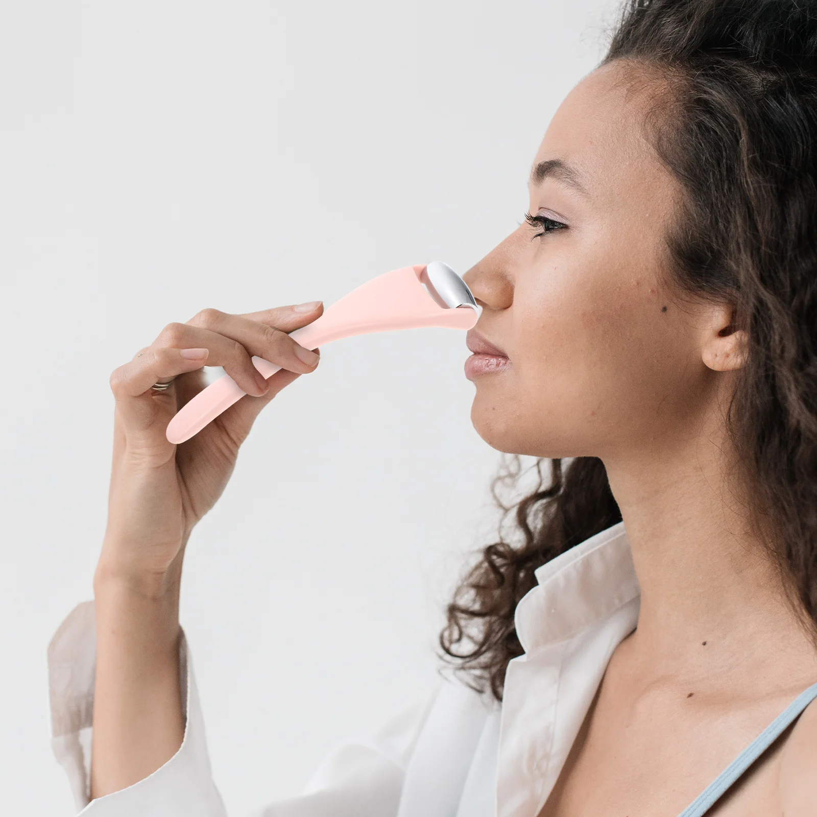 2 stks Schoonheid Voor Gezicht Gezichtsmassage Tool Anti-Aging Rimpel Donkere Cirkel Relief Oogzorg Massager Draagbare Roestvrij