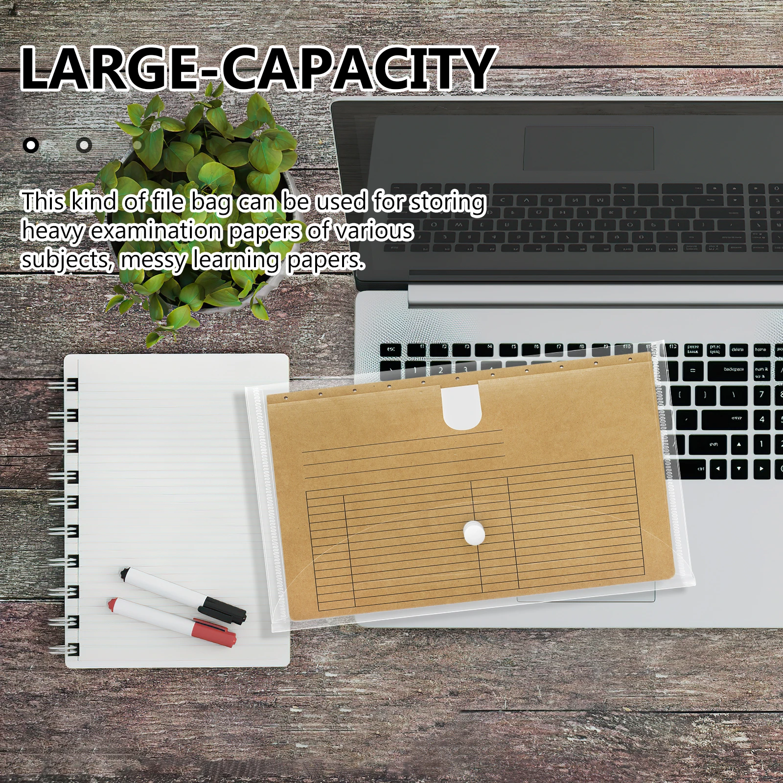 

8 Pcs Invoice Bag Document Folders File Organizer Bags Plastic Special Clear Pocket