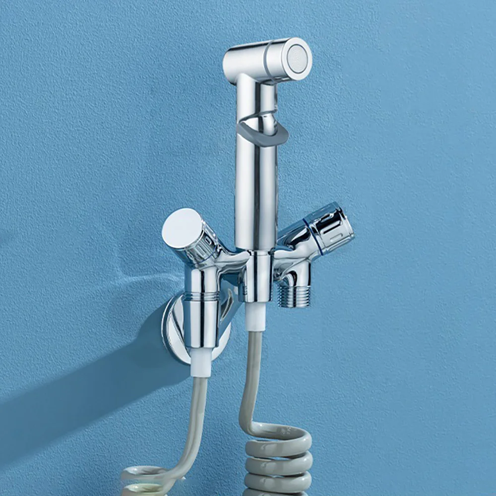 Tianview Bathroom Lady Washer Bidet Brass Faucet Toilet Companion Spray Gun Set Balcony Bathroom Washing Machine Spray Gun