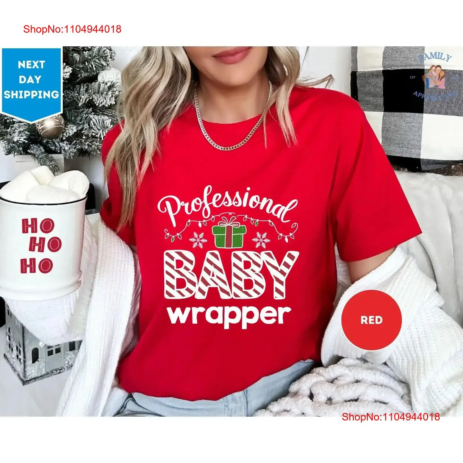 

Professional Baby Wrapper T Shirt Babies Christmas Tree NICU Nurse Neonatal Intensive Care Unit vintage Washed Stretched homme