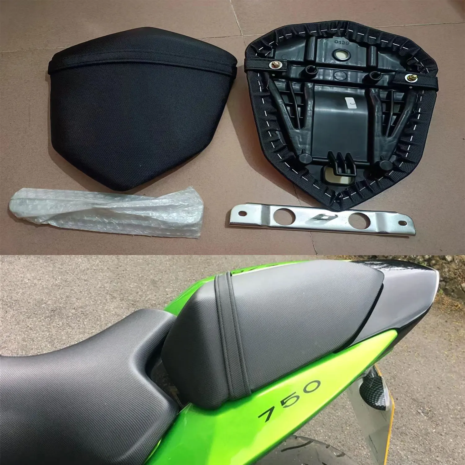 For Kawasaki Z750 Z-750 R Z 750 2007-2013 Z1000 Z 1000 Motorcycle Pillion Seat Cowl Cover Hump Fairing Rear Seat Cushion Fairing