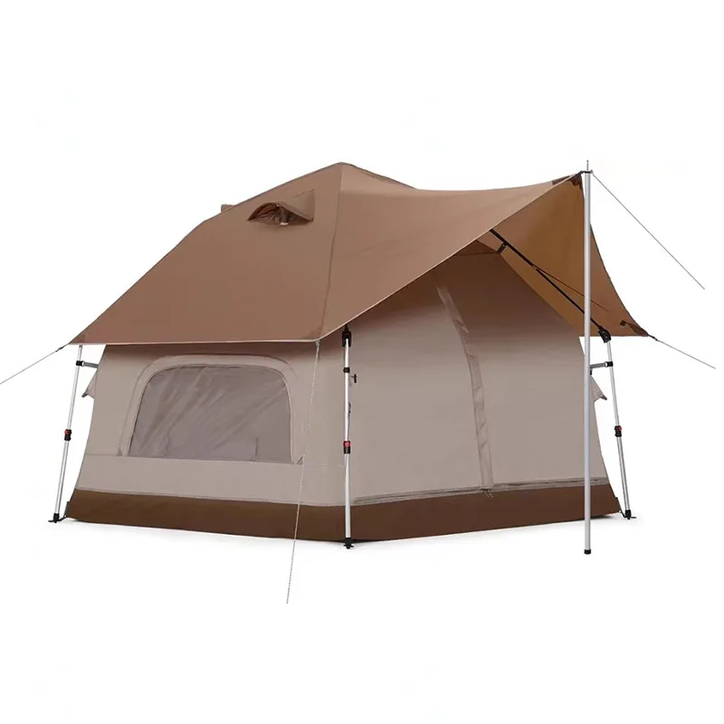 

Outdoor portable folding camping tent, rain and sun protection automatic tent, camping park mushroom quick opening