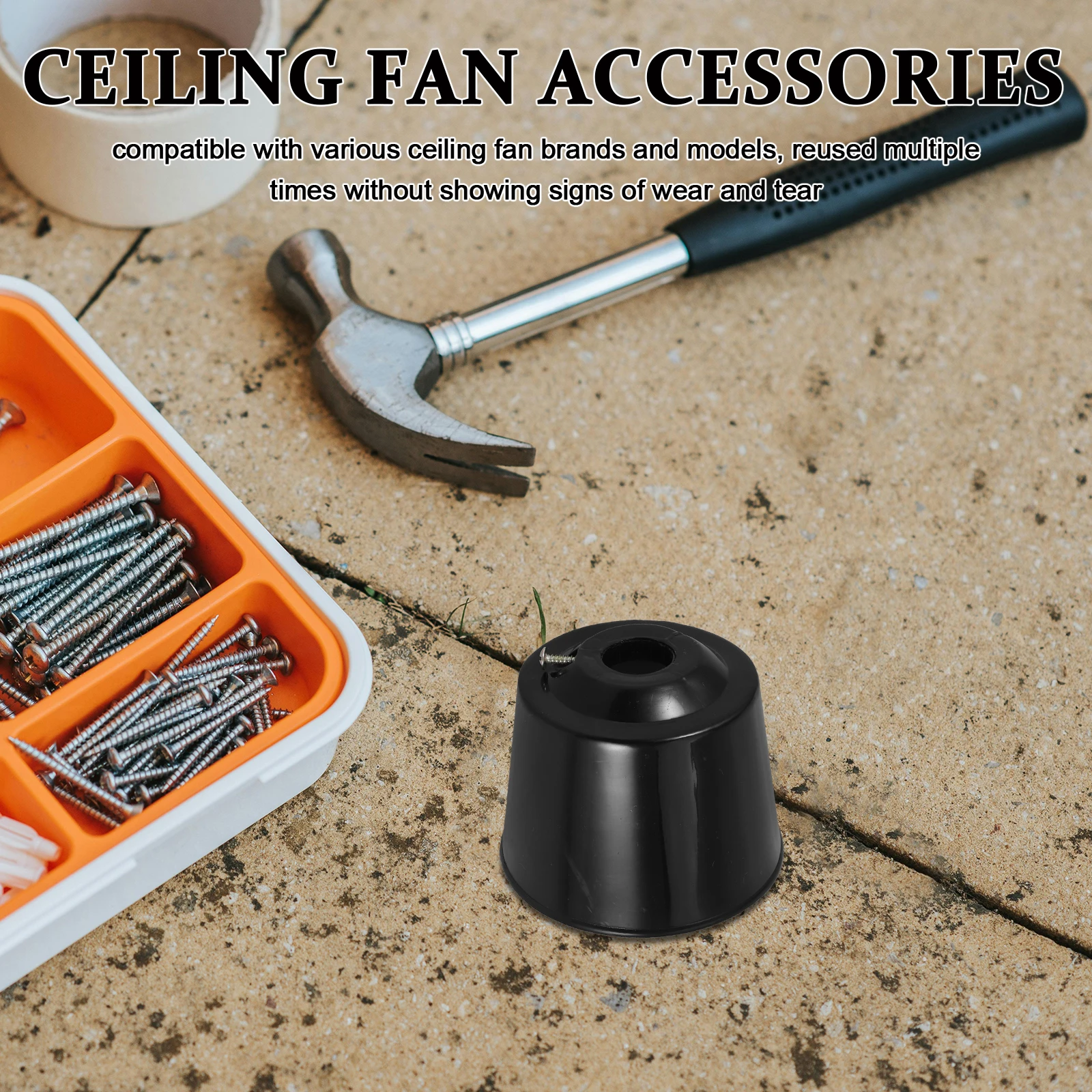 2 Pcs Ceiling Fan Accessories Light Canopy Fixture Dust Cover Fans Bulb Cage Guard Shade Sun Replacement