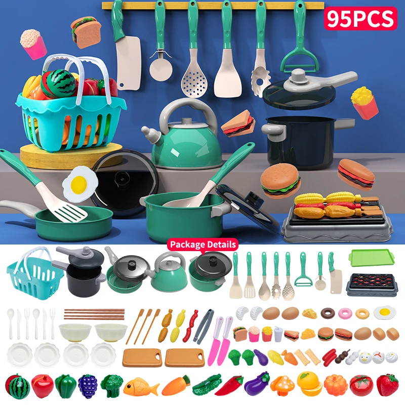 Nuovo! Giochi di imitazione Set di giocattoli da cucina Set da cucina per bambini set da cucina Set da gioco per bambini giocattolo per ragazzi e