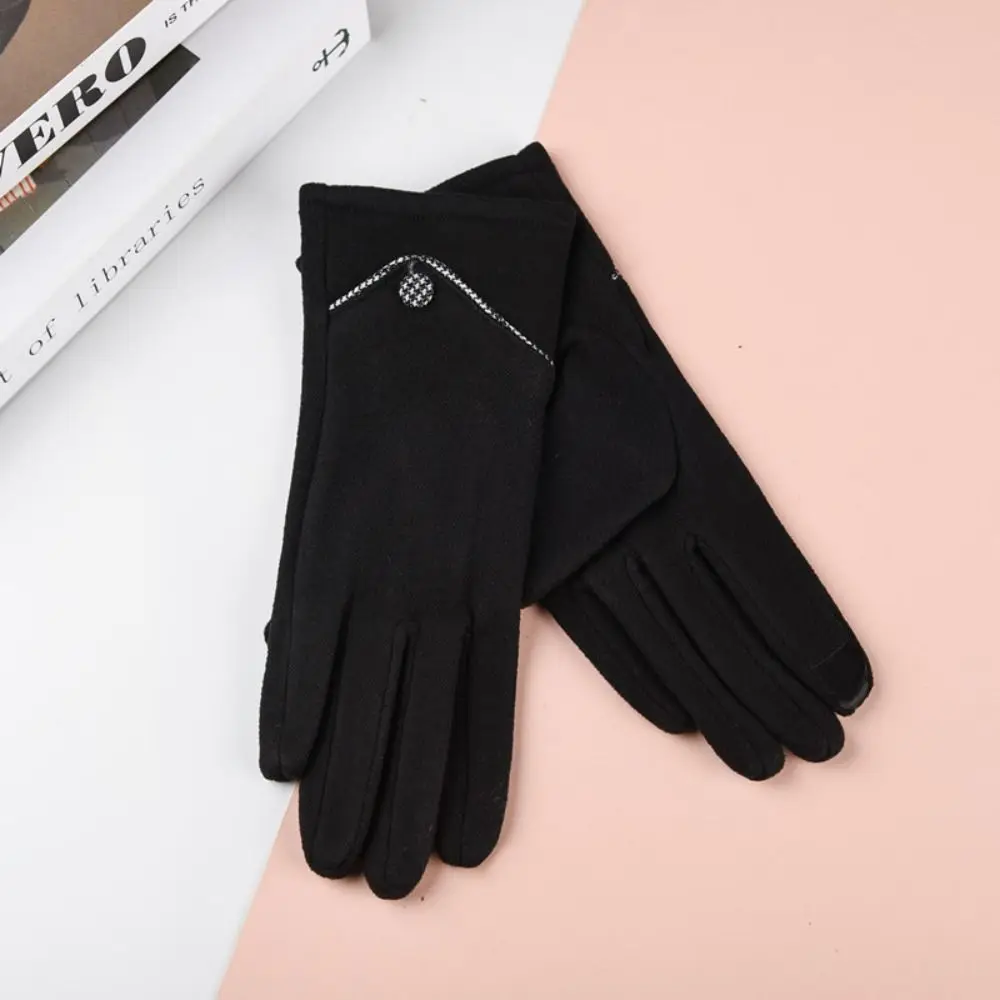 قفازات دافئة مقاومة للبرودة مع بطانة دافئة، قفازات تزلج مقاومة للرياح، قفازات شتوية دافئة بأصابع كاملة #3