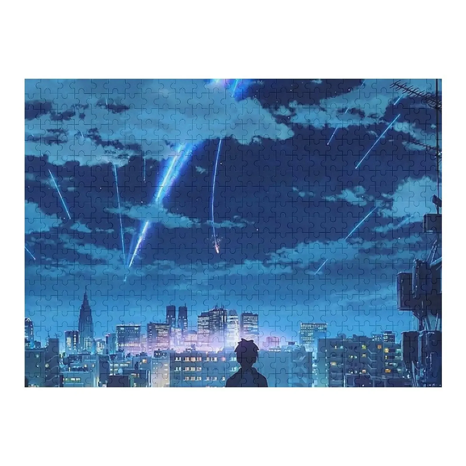 

Kimi no na wa (Ваше имя), таки, звезды, ночное небо, головоломка, персонализированные игрушки, традиционные, с фотопазлом