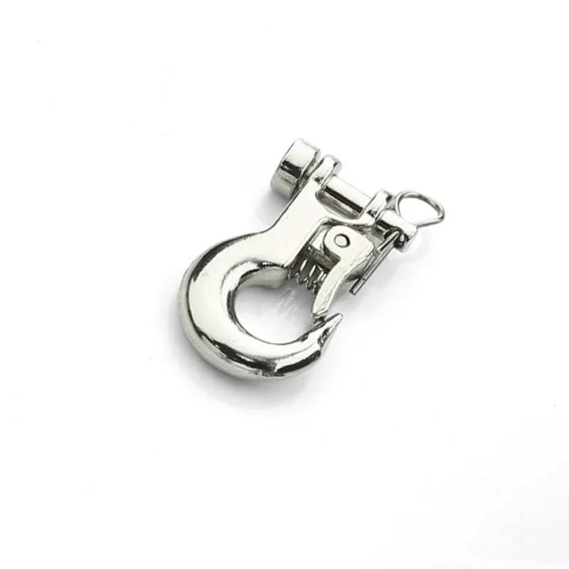 For 1/10 simulation climbing vehicle Axials SCX10 RC4WD TRX4D90 metal trailer hook winch hook accessories