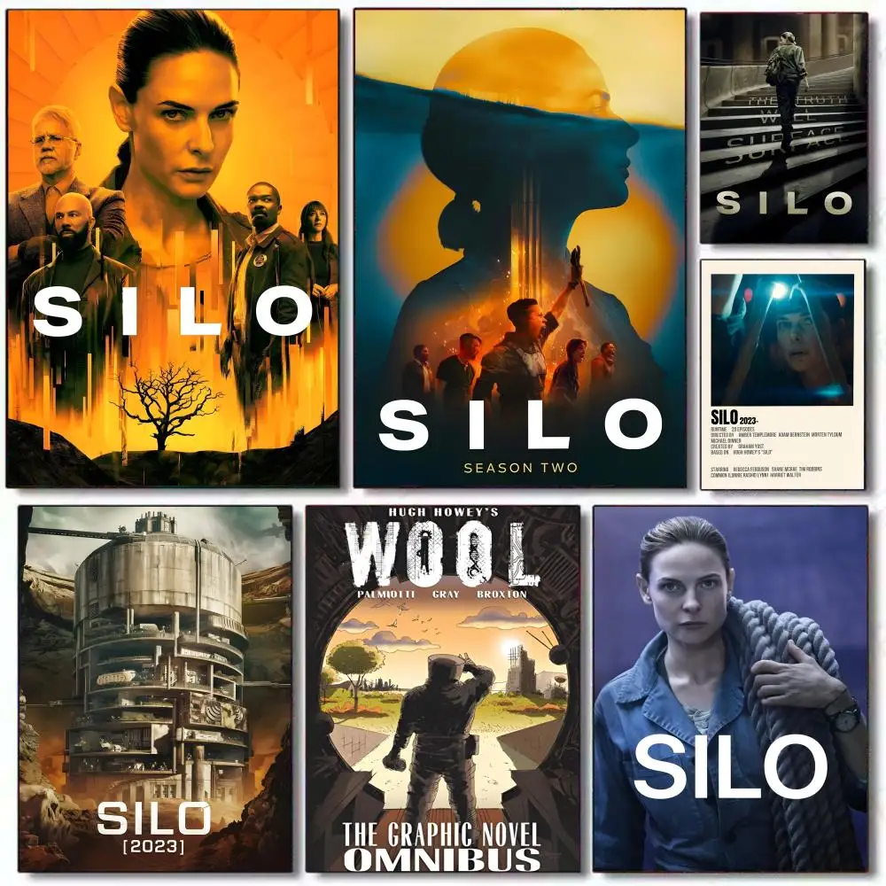 Poster Sticky Wall Art Printing Waterproof Home Living Bed Room Aesthetic Decor Hot Popular TV Show Series S-Silo