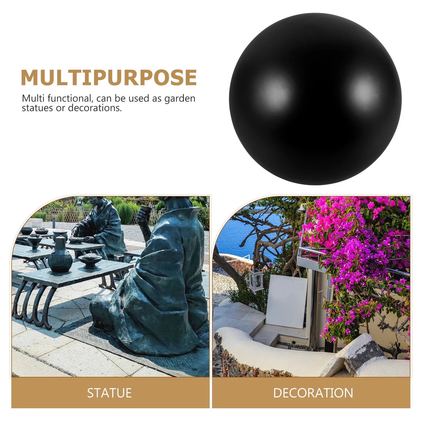 

Reflective Gazing Ball S Stainless Steel Polished Sphere Garden Yard Decorative Ornament Gazing Globe Delicate Reflective Ball