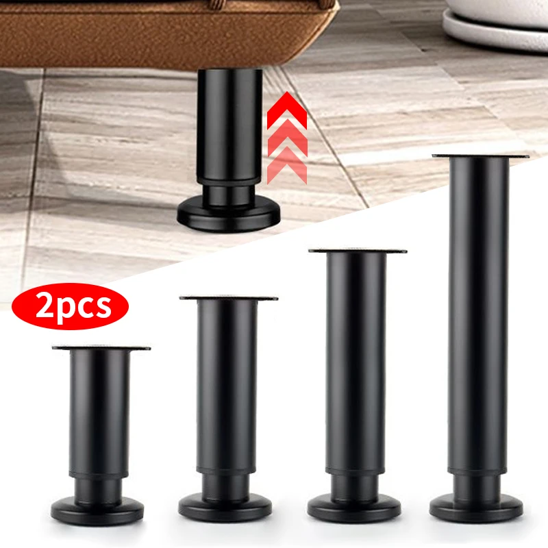 

2pcs adjustable support furniture legs, telescopic table legs, bed bottom support frame, used for tables, bed frames, sofas