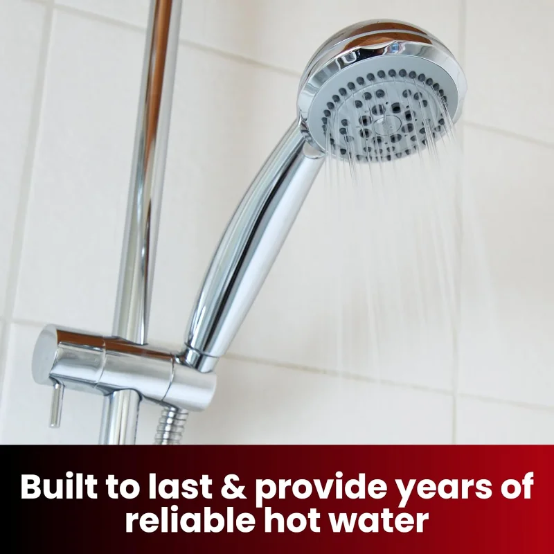 Suburban Advantage Direct Fit Aquecedor de água com tanque de aço de 6 galões SAW6DE, ignição de faísca direta (DSI), gás LP e incoloy elétrico