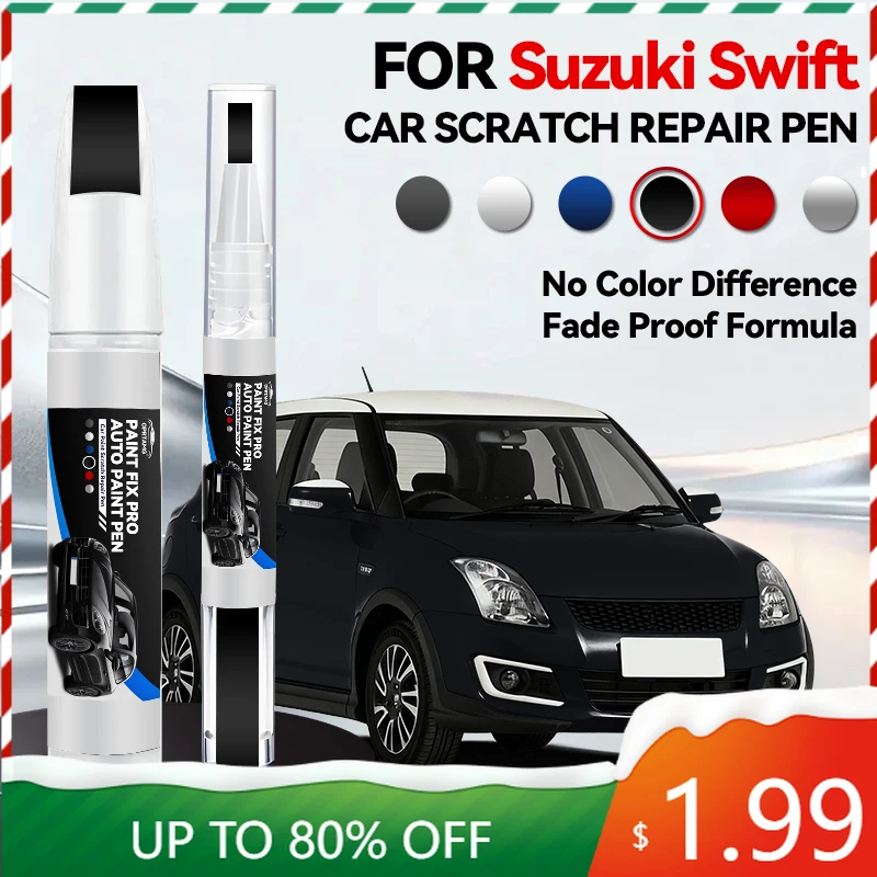 

Карандаш для ремонта краски автомобиля, для Suzuki Swift, средство для удаления царапин, аксессуары для авто, черный цвет