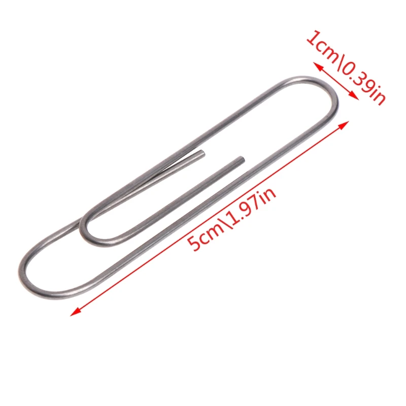 Self Bending Paperclip Memory Shift Toy Metal Made Relieve Stress Photo Props Stage Performance Illusion Mentalism