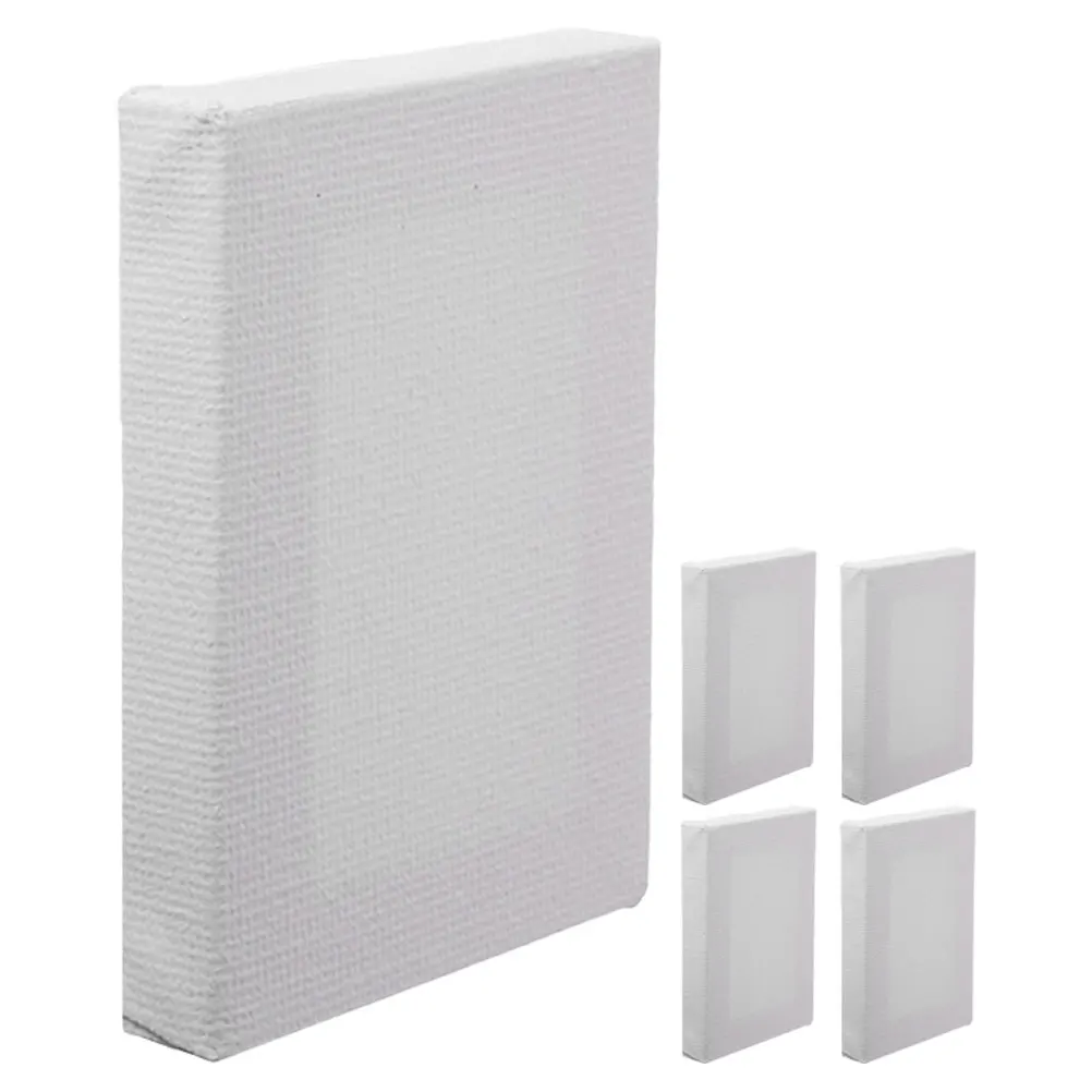 

5 Pcs Mini Canvas Frame Painting for Easel Creative Frames Board Wood Oil Canvases