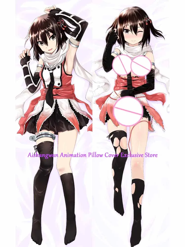 

Dakimakura Anime Pillow Cover Sendai Double Sided Print 2Way Cushion Bedding Festival Gifts Gifts