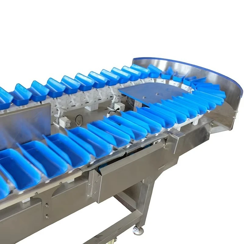 Rotary Plate Gram Weight Sorting Machine Picking Machine Seafood Fruit Vegetable Grading Fruits Weighing Sorting Machine Custom