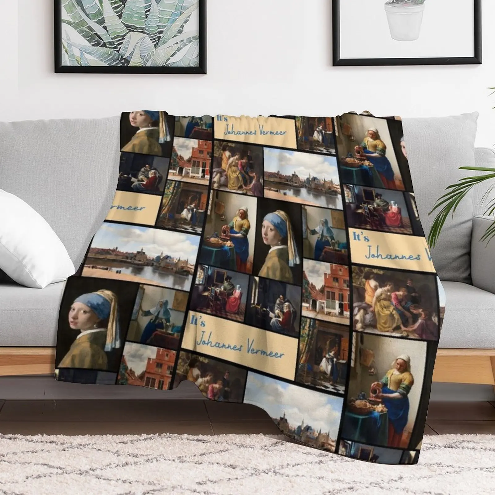 Ita??s Johannes Vermeer Collection - Art Throw Blanket Polar For Sofa Thin Loose Luxury Blankets