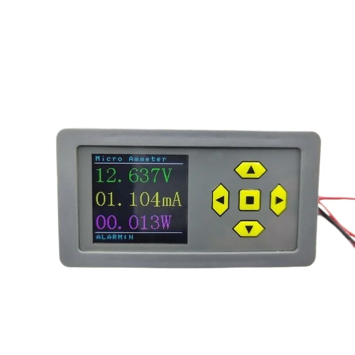 Microampere DC DC Color Screen Digital Display High Precision Voltage Current Meter Head Module Alarm Output RS485
