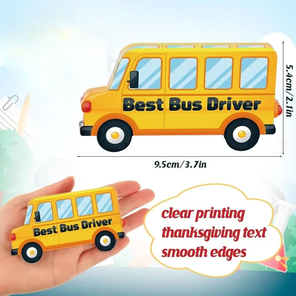School Bus Driver Acrylic Appreciation Gifts for Men Women, Birthday Graduation Presents