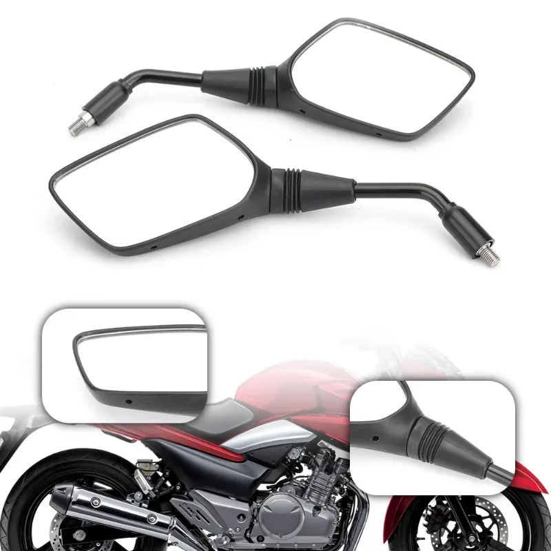Espejos retrovisores laterales negros para Suzuki GW250 GW 250 Inazuma DL250 DL650 v-strom Vstrom DL 650