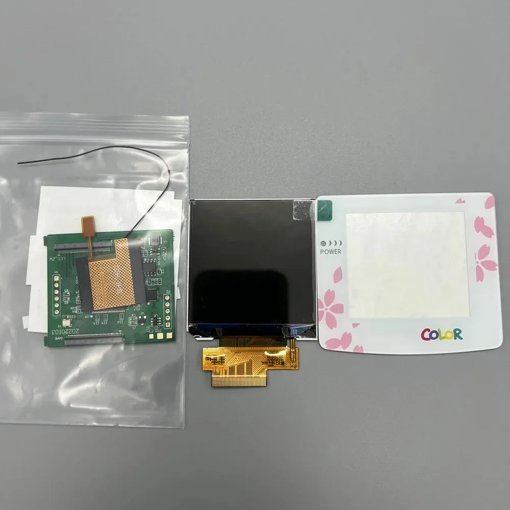 Original Size New 2.45 GBC IPS high Brightness LCD Screen for Nintendo Gameboy Color GBC LCD.No Need To Cut The Shell
