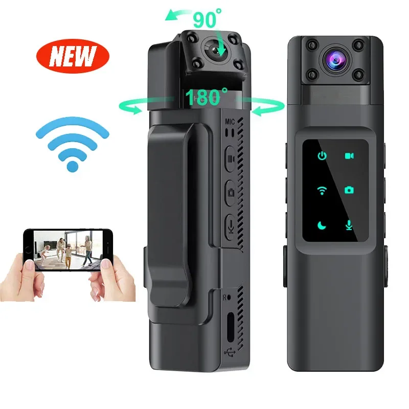 NEW WIth Wifi Hotspot Mini Camera 1080P Portable Digital Video Recorder Body Camera Night Vision DVR Miniature Camcorder