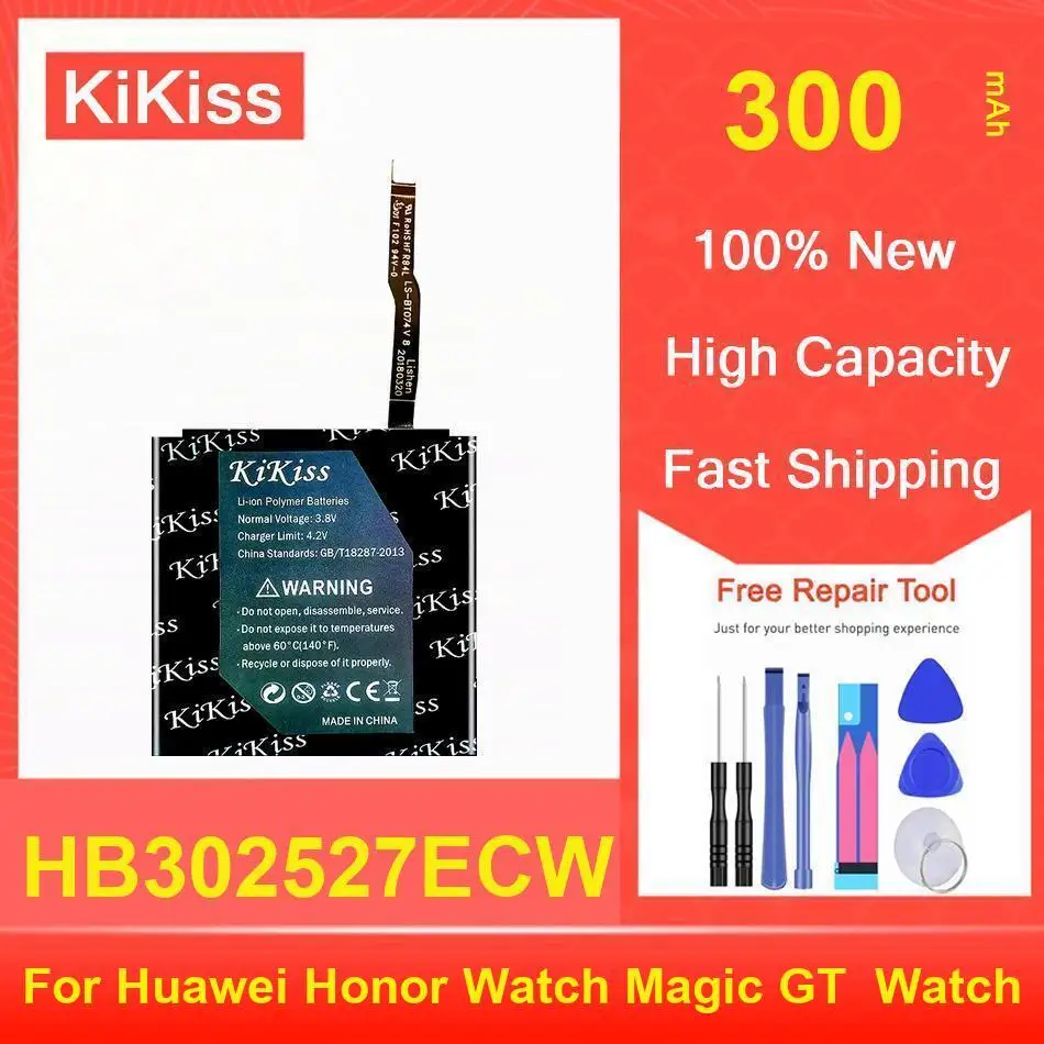 

Аккумулятор Kikiss 300 мАч HB302527ECW для Huawei Honor Watch Magic GT