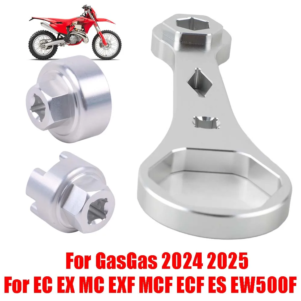 

For GasGas EC EX MC EXF MCF ECF ES EW500F Motorcycle Fork Cap Wrenchs Shock Absorber Repair Removal Tool Multifunctional Spanner