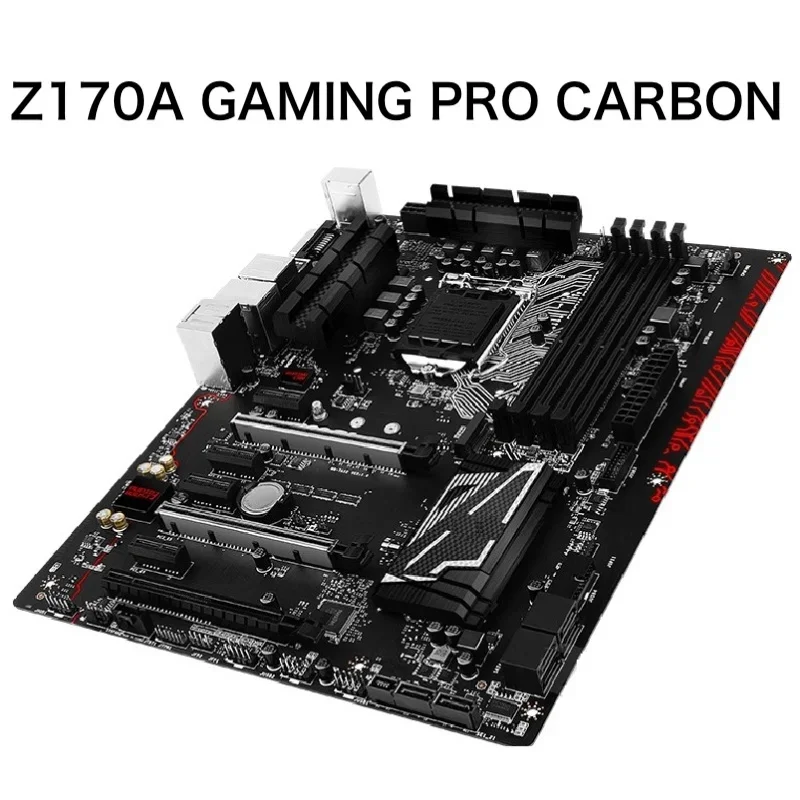 Para MSI Z170A GAMING PRO placa base de escritorio de carbono LGA 1151 DDR4 ATX placa base 100% probado OK completamente funciona envío gratis