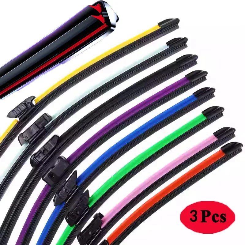 

For Toyota FJ Cruiser 2006~2018 GSJ10 Colorful Car Wiper Blade Windscreen Windshield Wipers Car Accessories 2007 2010 2016 2017