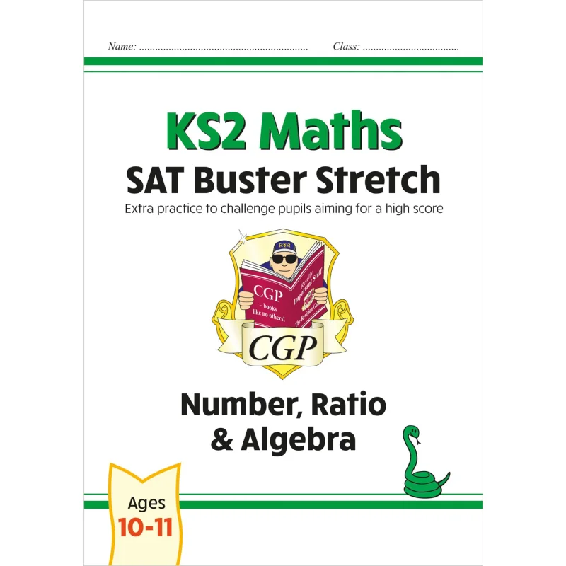 

KS2 Maths SAT Buster Алгебра соотношения растяжек и числами для тестов 2025 года CGP Книги Координация Групповые публикации 9781782948575