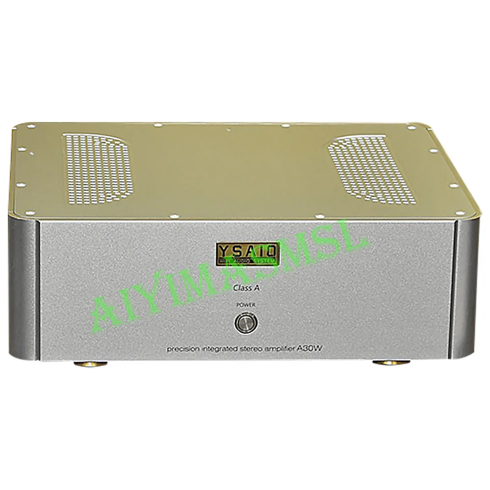 AIYIMA SMSL  HiFi Class A Power Amplifier Balanced RCA Input 2.0 30W J103 K246 Tube whole Discrete circuits Rear Amplifier Audio