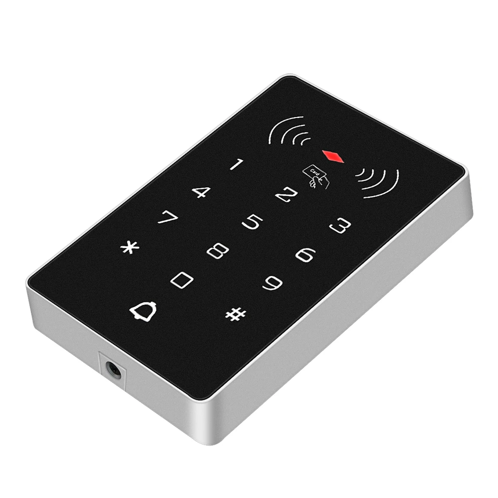 Lucking Door K8 2000 usuarios 125kHz/13,56 MHz teclado RFID Panel de Control de acceso independiente Wiegand 26 abridor de puerta DC 12V