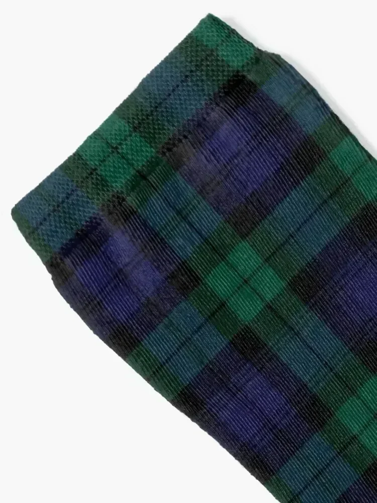 Blackwatch Tartan Clothing | Modern | Cute Blue and Green Plaid Socks christmass gift Argentina Girl'S Socks Men's