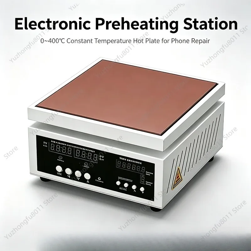 0-400℃ Electronic Preheating Station 200x200mm Heating Plate for Mobile LCD Touch Screen SMD Repair