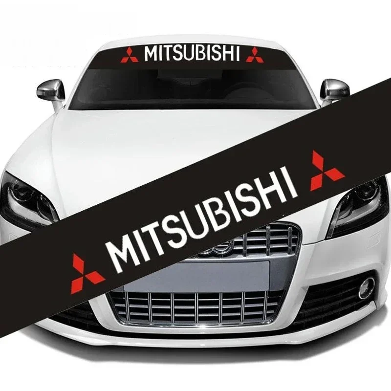 Mitsubishi Windshield and Rear Window Decals for Ralliart ASX, Lancer, Cordia, Pajero, Outlander, Eclipse, Galant, and Montero view 3