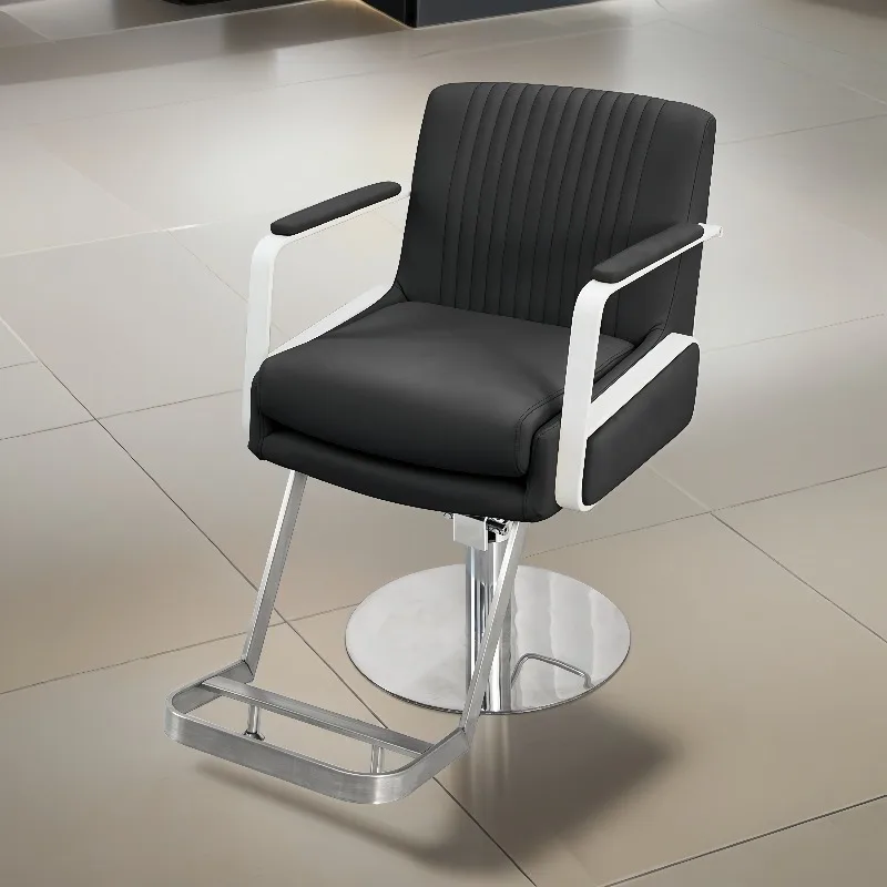 Sillones de Barbería Reclinables de Lujo, Sillones Modernos para Manicura, Pedicura y Cosmética, Banco con Ruedas, Muebles de Salón