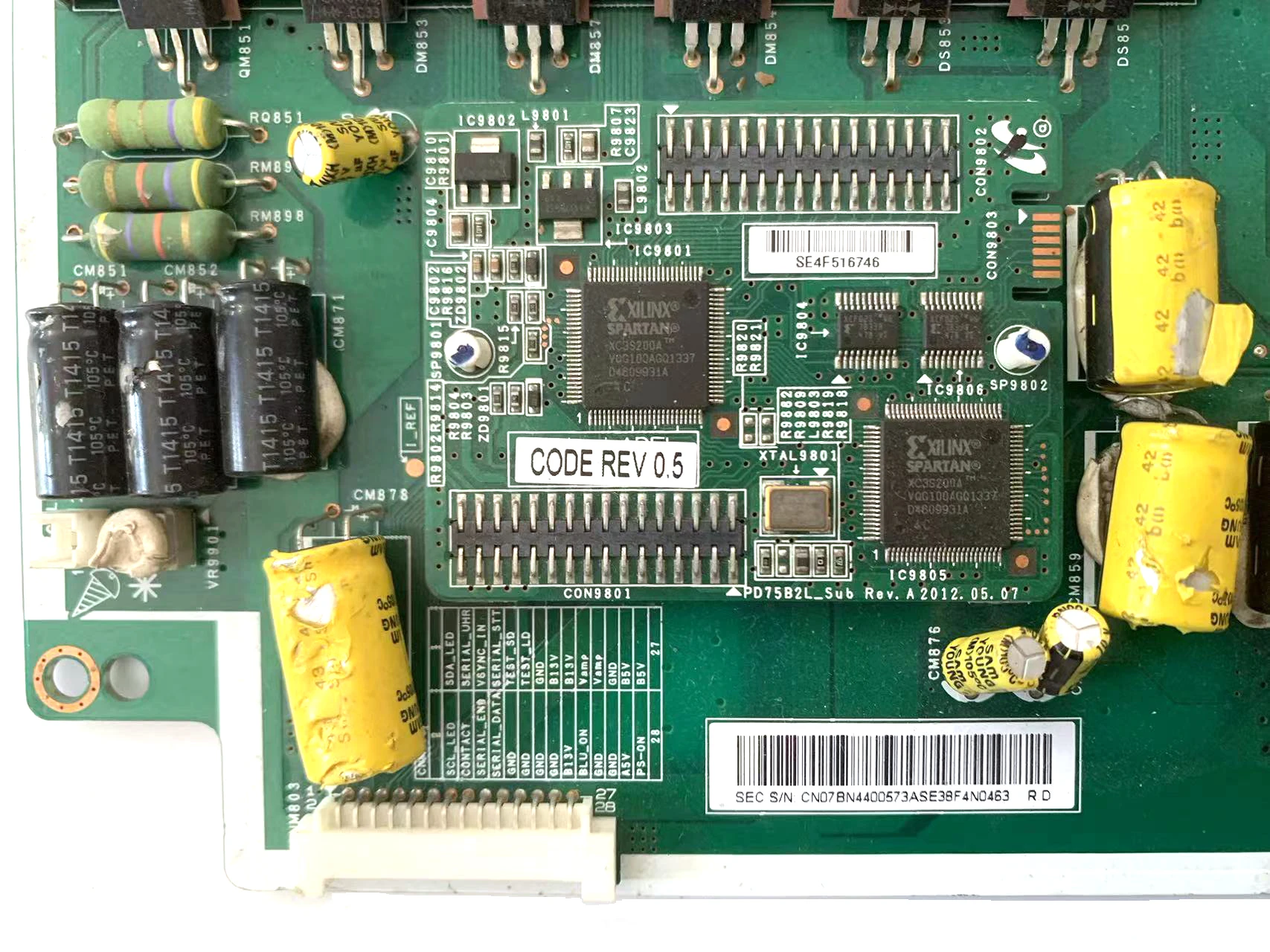 BN44-00573A PD75B2L_LFD PSLF501D03D Power Supply Board Has Been Tested To Work Properly Applicable FOR LCD TV LH65MDC LH75MEC TV