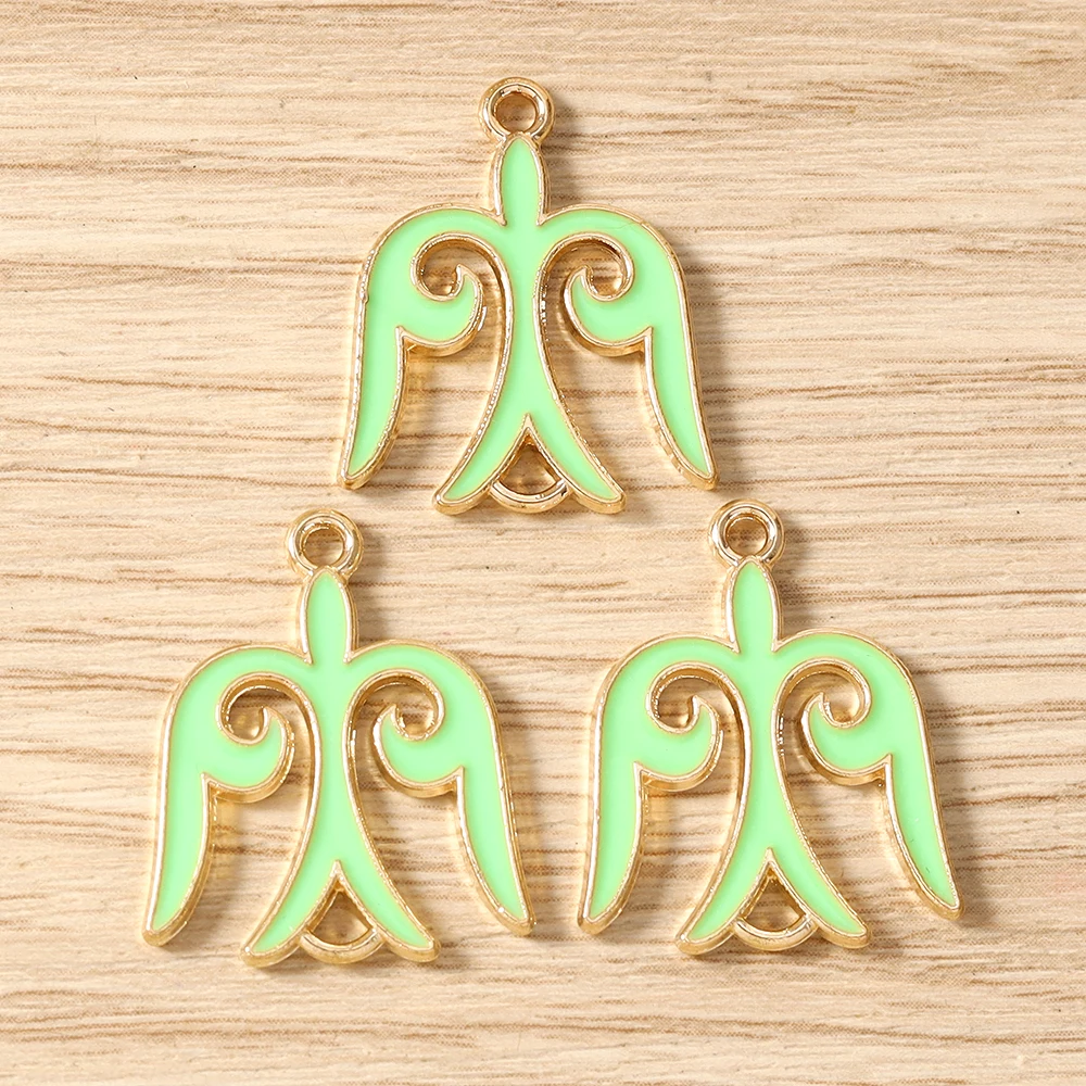 Tusember 20 Stück 20*23mm Kawaii Emaille Niedliche Schwalben-Vogel-Totem-Anhänger Schmuckherstellung Armband Halskette DIY Ohrringe Bastelzubehör – Detail 7