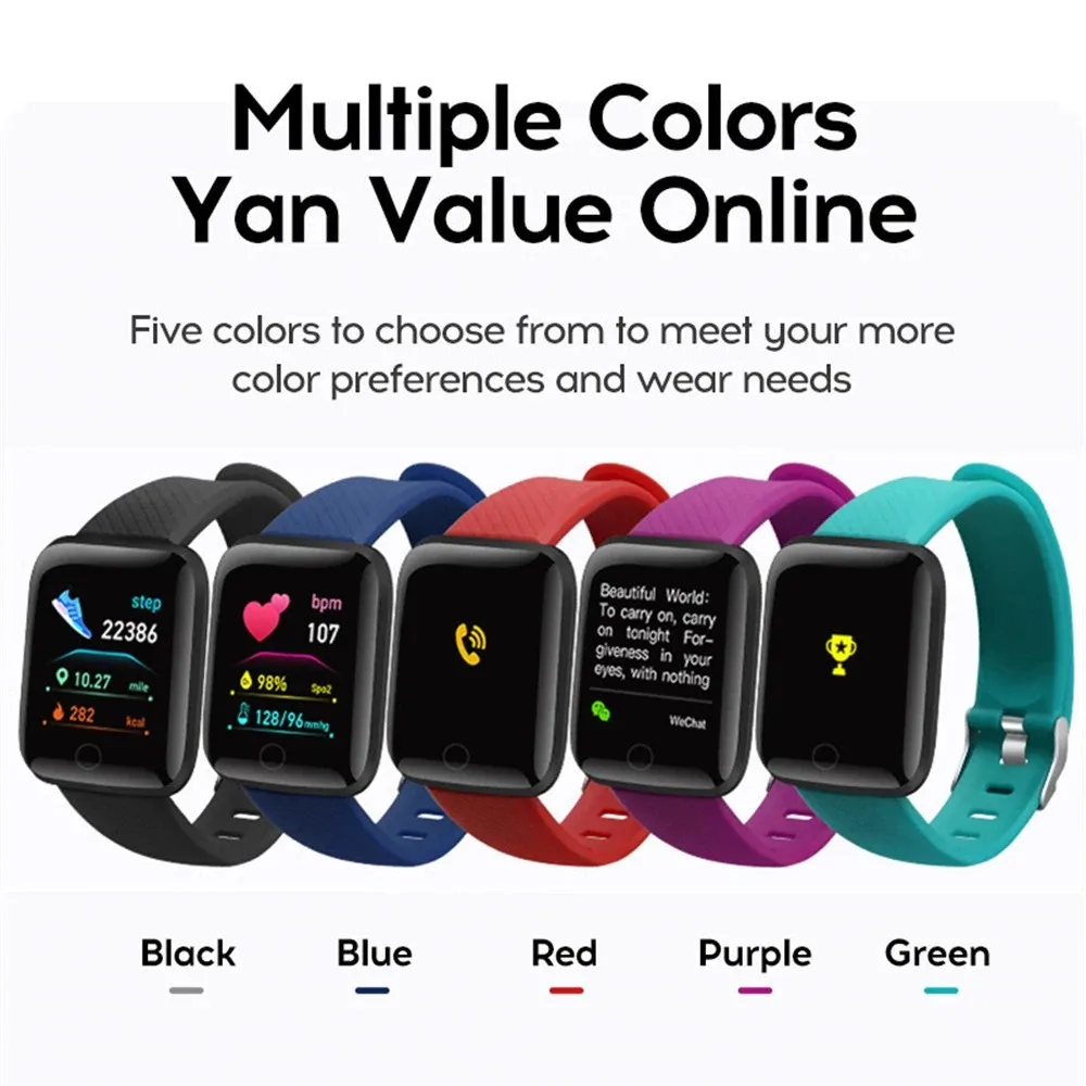 Smart Watch Color Screen Step Counting Multi Sport Message Reminder Music Remote Control Smart Bracelet relojes para hombre