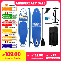 FunWater 11' Blue Pink Orange Sup Board Inflatable Surfboard Stand Up Paddle Board Inflatable Sup PaddleBoard with Accessories