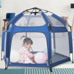 Children's Play Castle Game Protective Fence Portable Folding Free Installation Tent Automatic Spring Outing