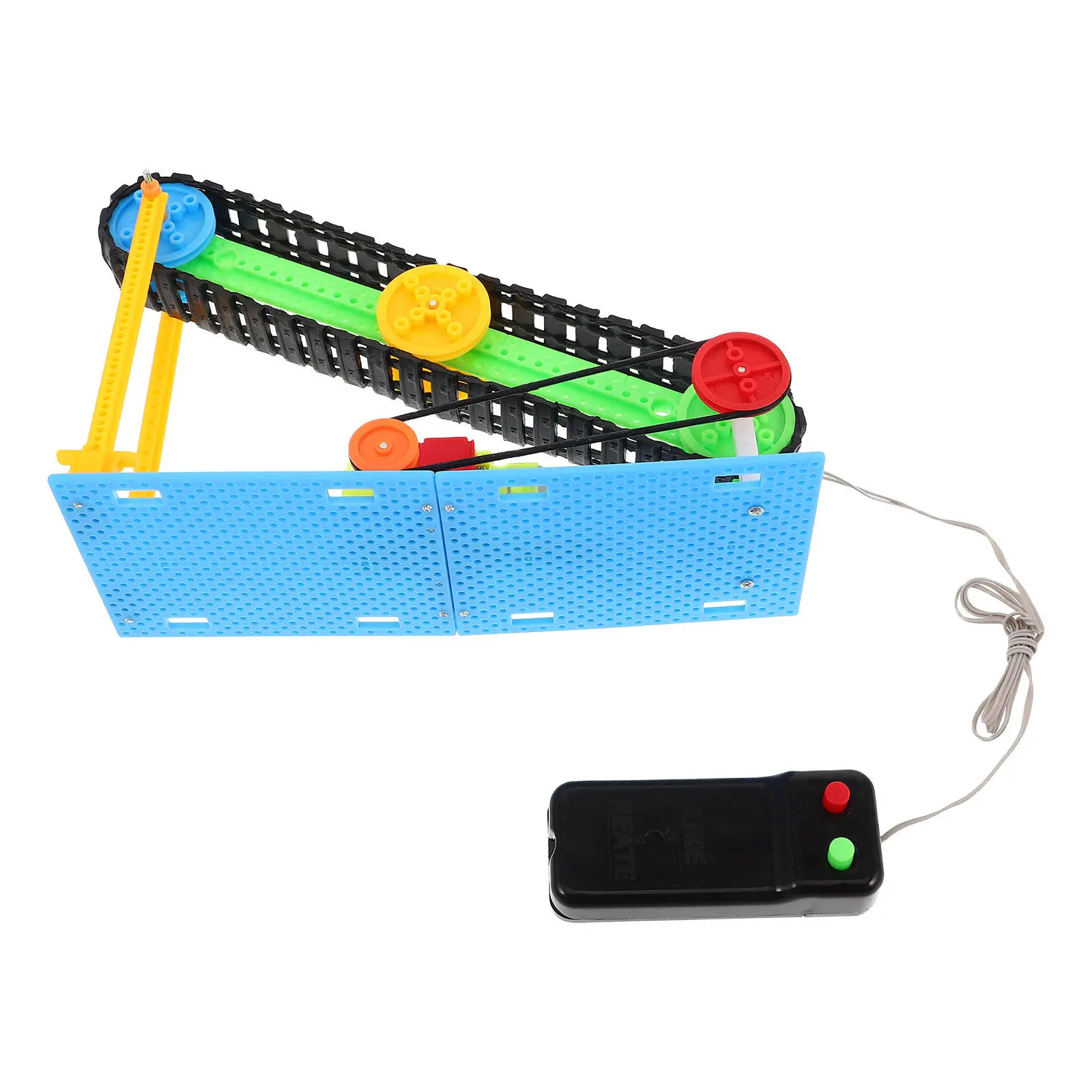 

Набор для сборки электрической конвейерной ленты своими руками: научный эксперимент, образовательный электронный проект для детей, мальчиков и девочек, мини-конвейер