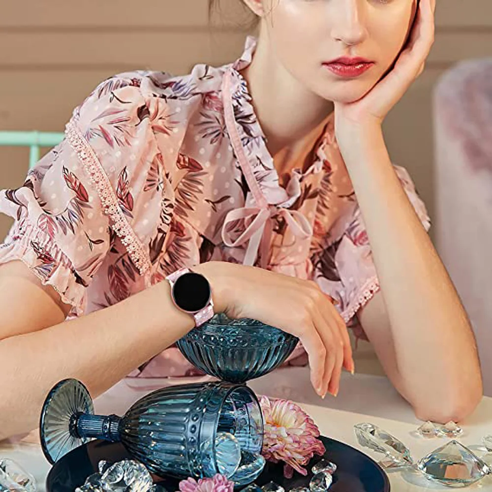 حزام من السيليكون الناعم للسيدات من طراز Amazfit GTS 4/2 حزام صغير لساعة Amazfit Bip U S GTS 3 GTS GTS2