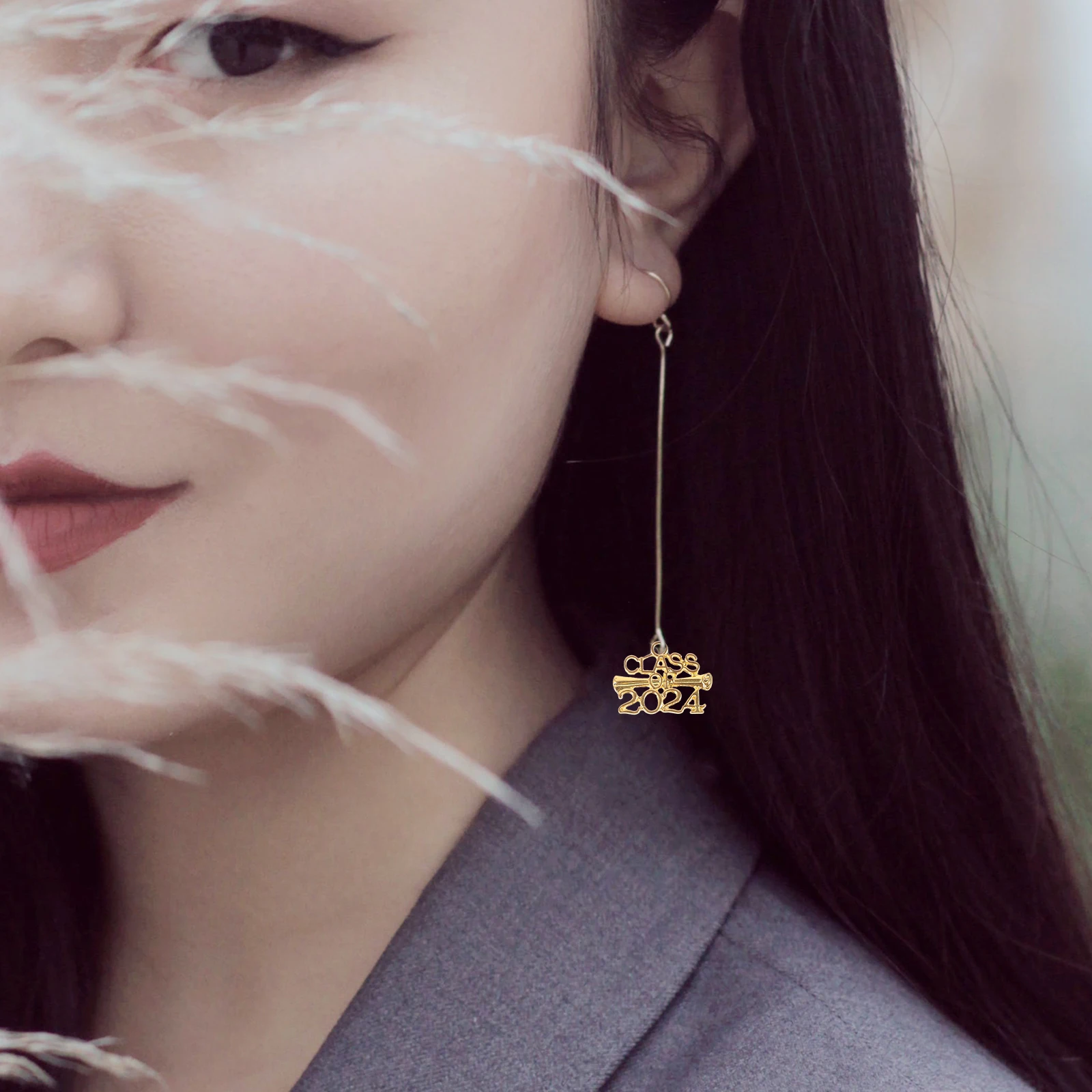 

10Pcs Alloy Jewelry Charms 2024 Pendants for Necklace Bracelet Earring Making Graduation Crafts