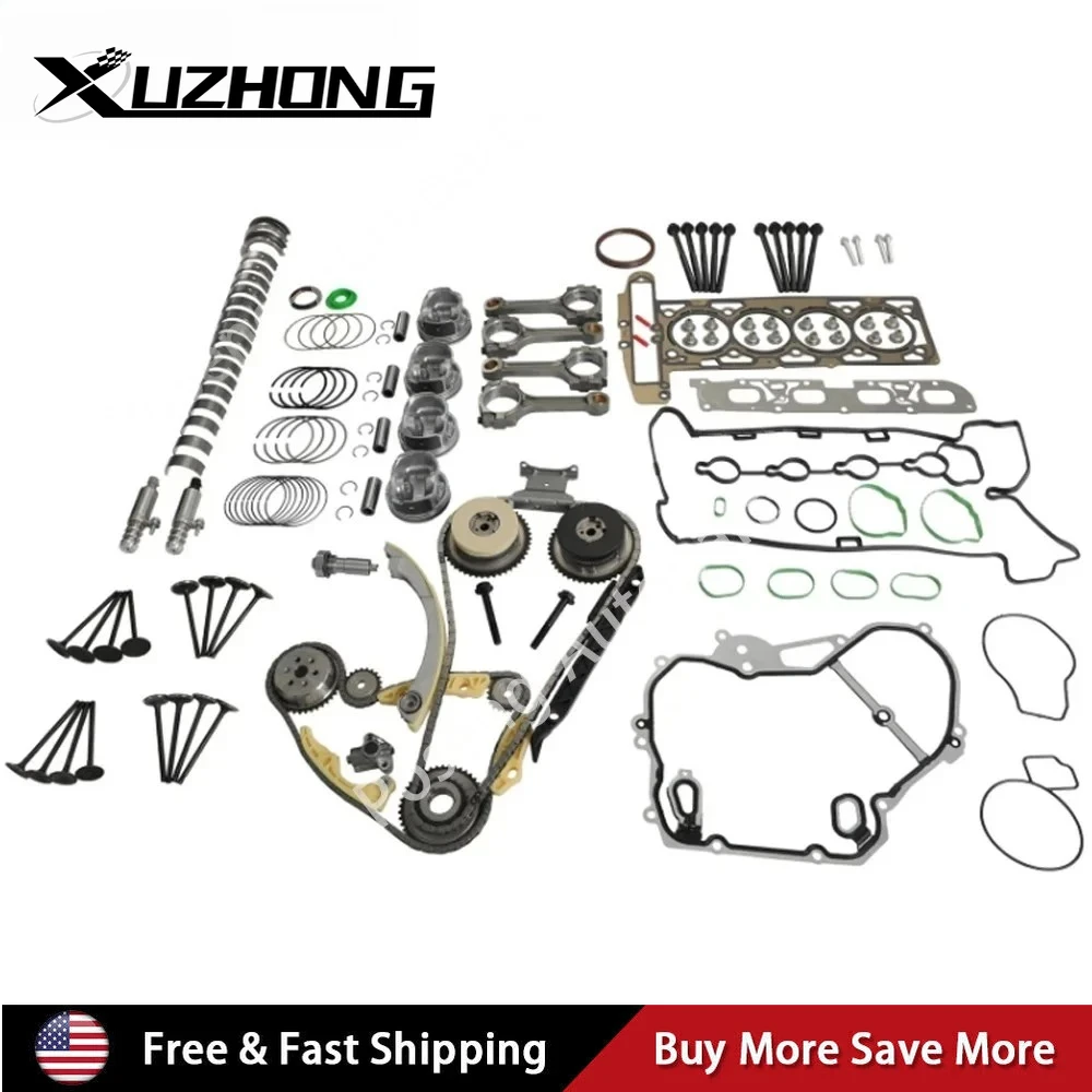 

Rods Timing Chain VVT Engine Rebuild Overhaul for 2.4L Chevrolet Buick GMC