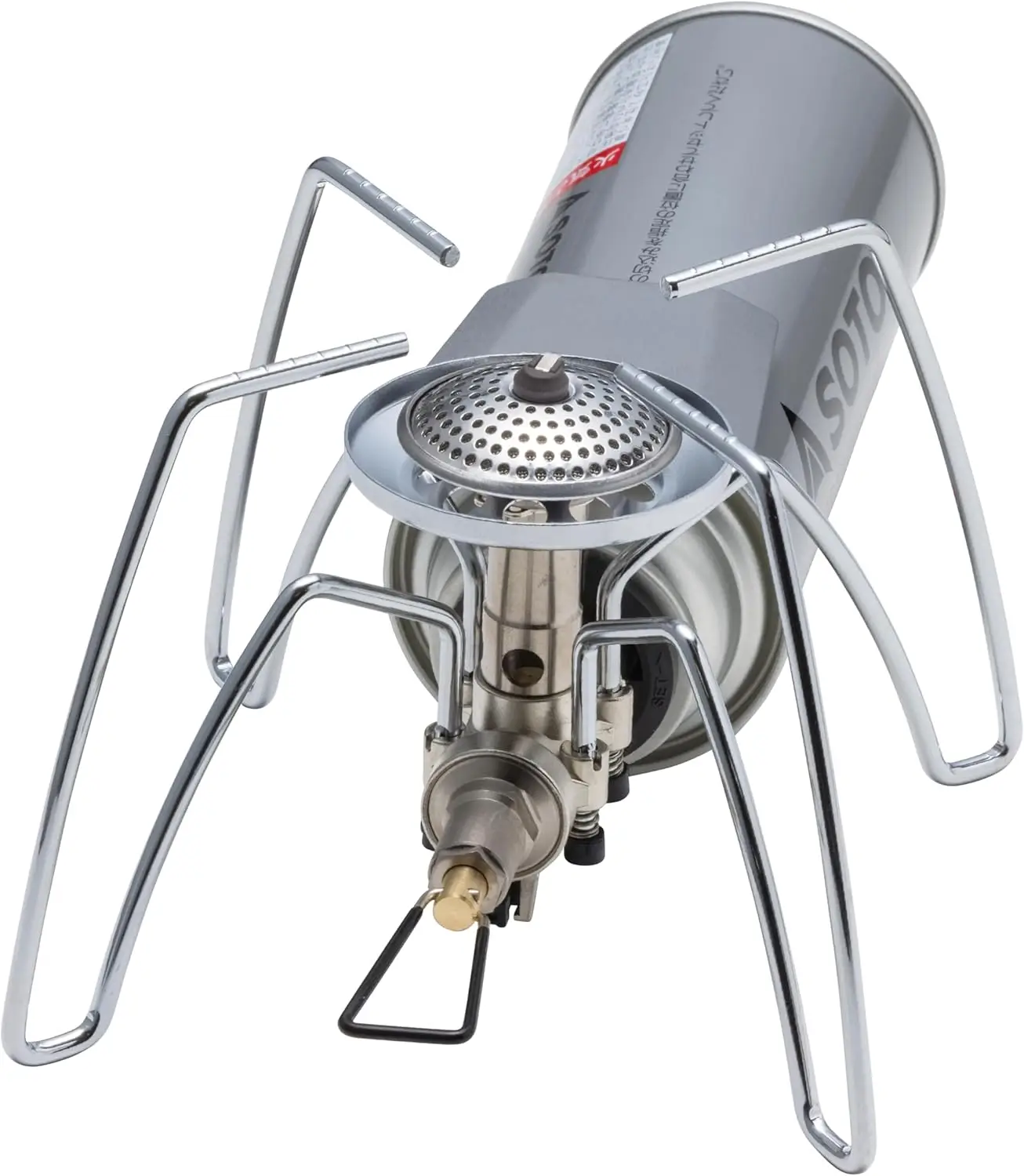 

Portable Butane Camping Stove, Single Burner Backpacking Stove with Stealth Igniter – Outdoor Cooking Essential