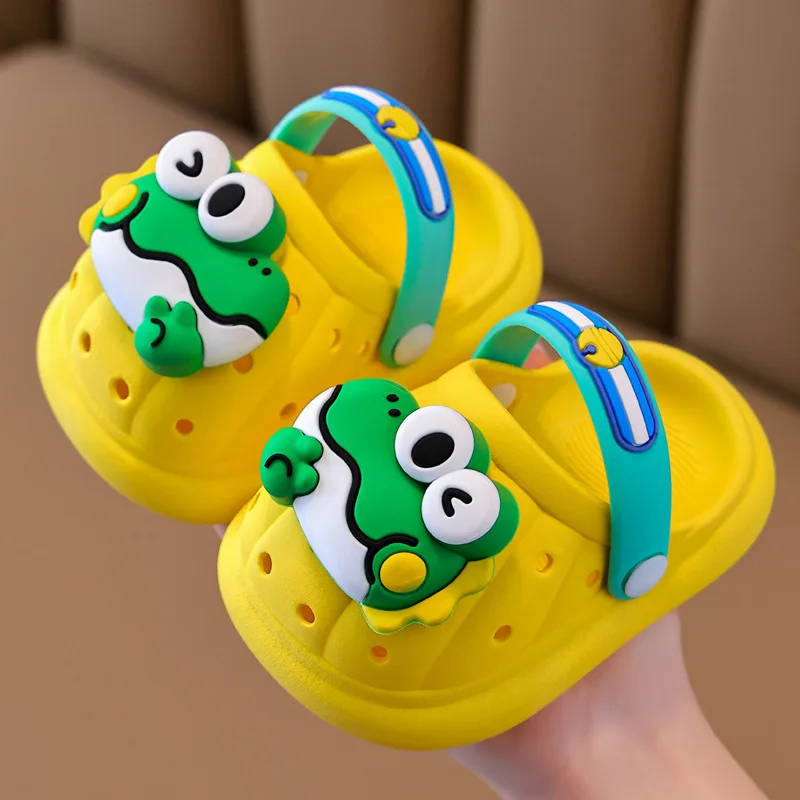 Children's slippers Soft soles non-slip boys' slippers Cute style sandals Girls' sandals Beach shoes Creative sandals