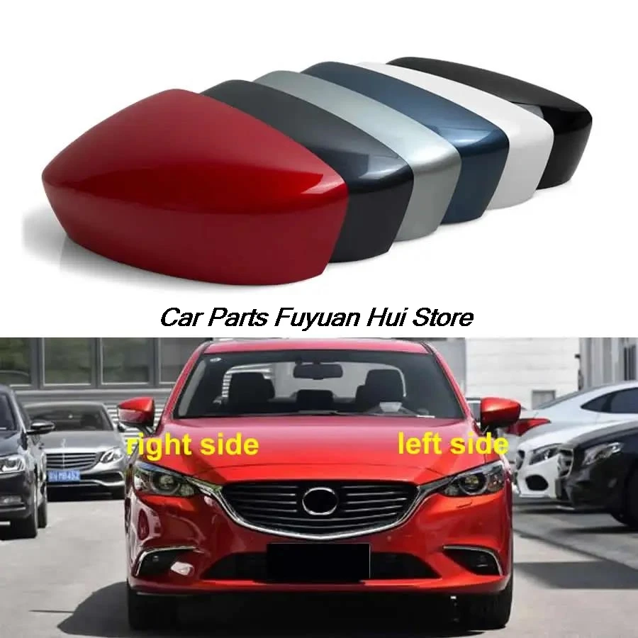 

For Mazda 6 Atenza 2018 2019 2020 2021 Car Accessories Exterior Rearview Mirror Cover Side Mirrors Housing Shell Color Painted