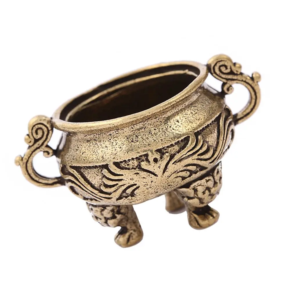 

Brass Incense Burner Retro Censer Decor Elegant Home nament Copper Creative Vintage Home Decor